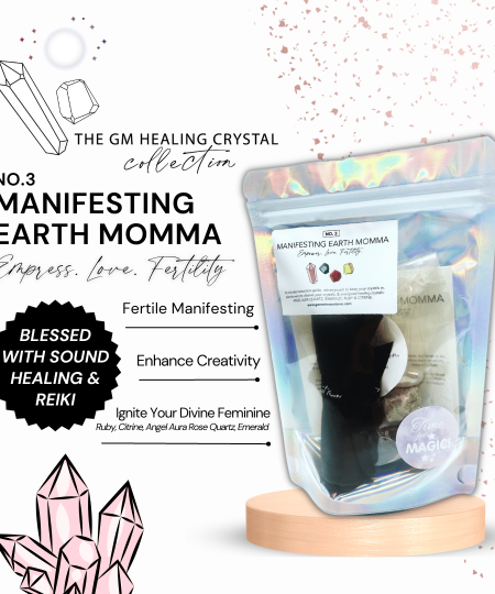 Alternative view of NO.3 Manifesting Earth Momma Crystal Kit