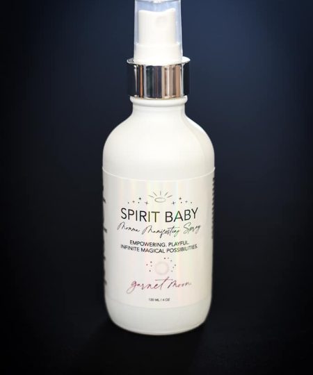 Crystal Infused Fertility Mist. Garnet Moon.