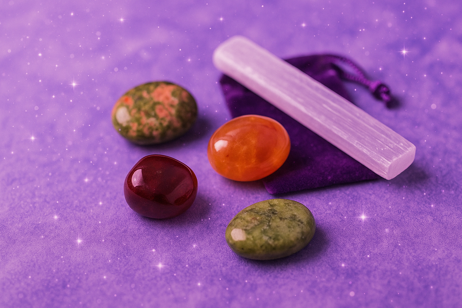 Crystals for Sensual Healing and Emotional Power. Garnet Moon.